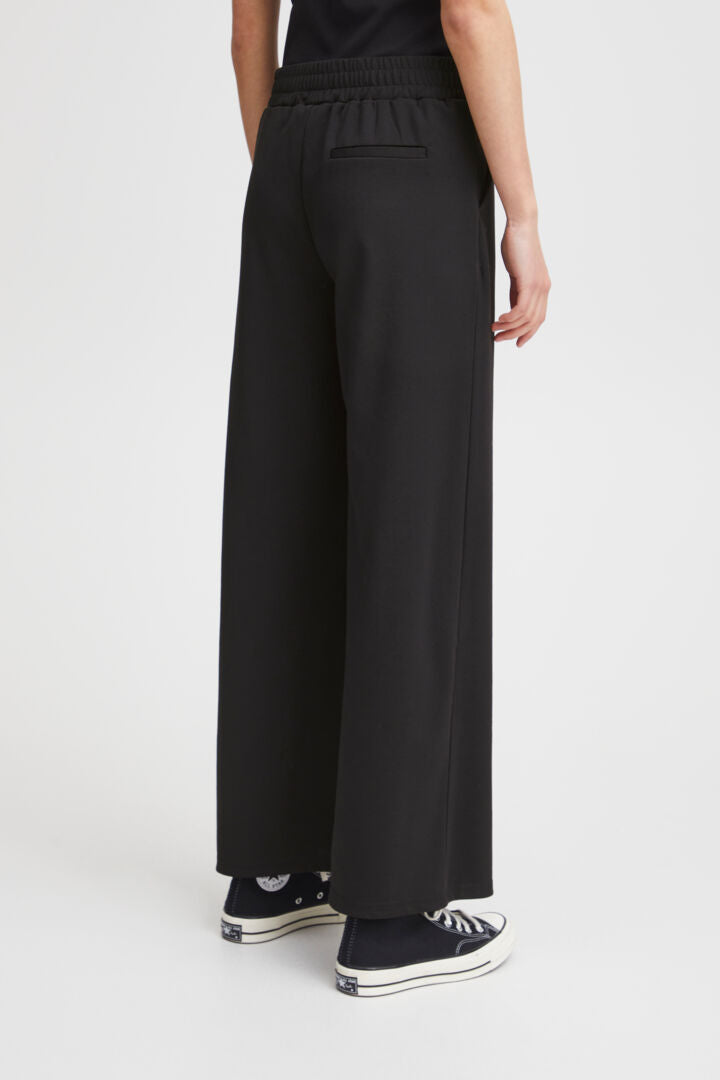 Ihkate Pants Long Wide Black