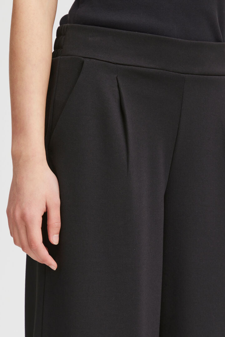 Ihkate Pants Long Wide Black
