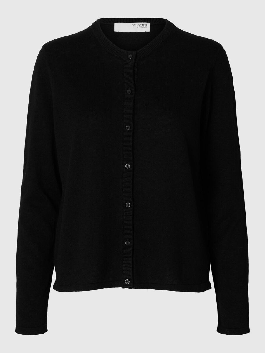 Slflaura Cardigan Black