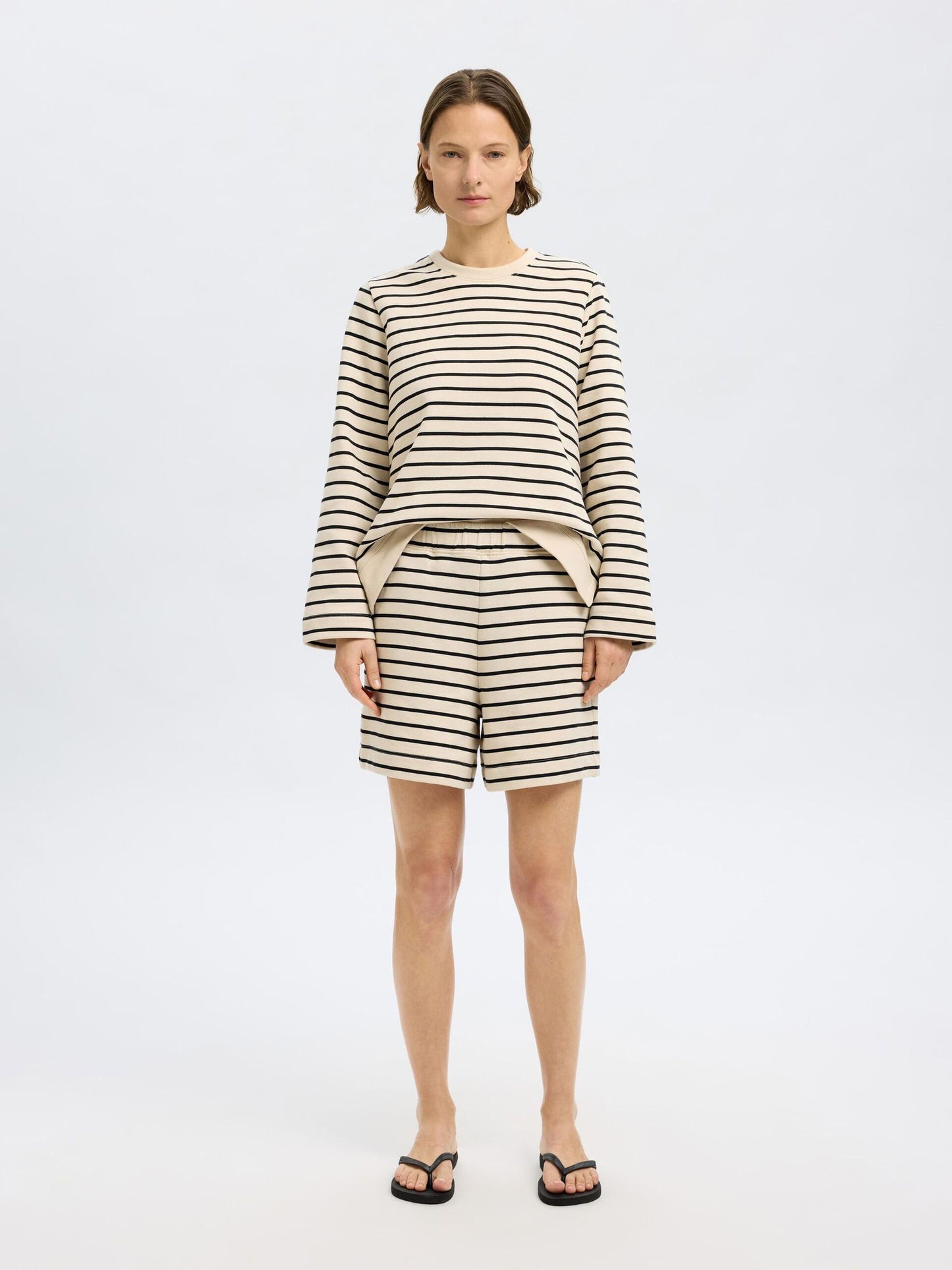 Slfelise Striped Shorts