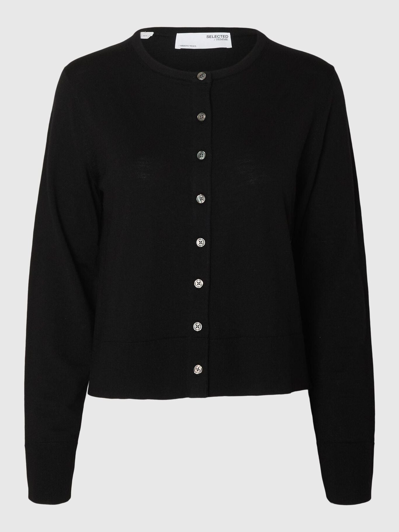 Slfthea Cardigan Merino Black
