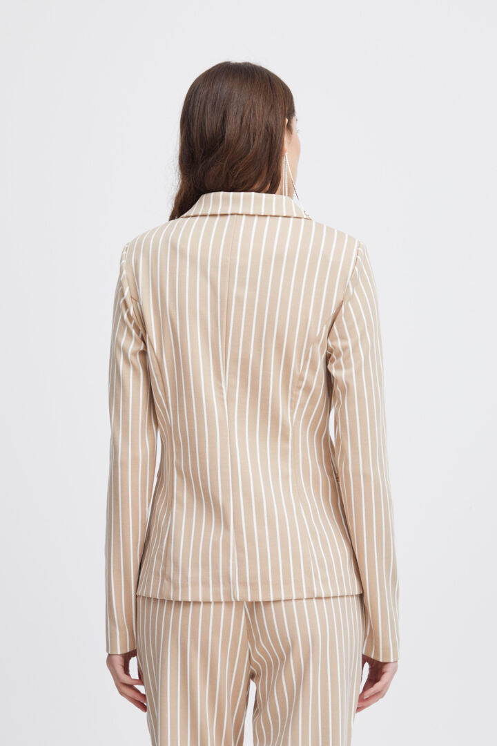 Ihkate Print Blazer Stripe