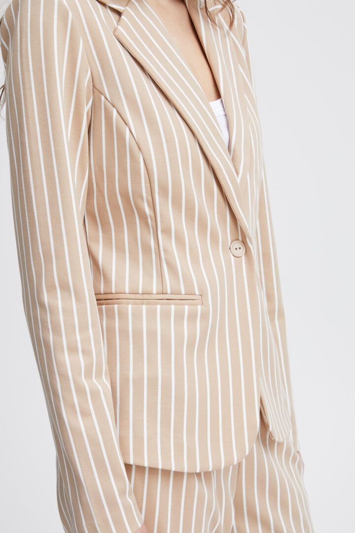 Ihkate Print Blazer Stripe