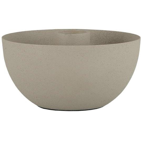 Candle Holder Bowl Ash Grey