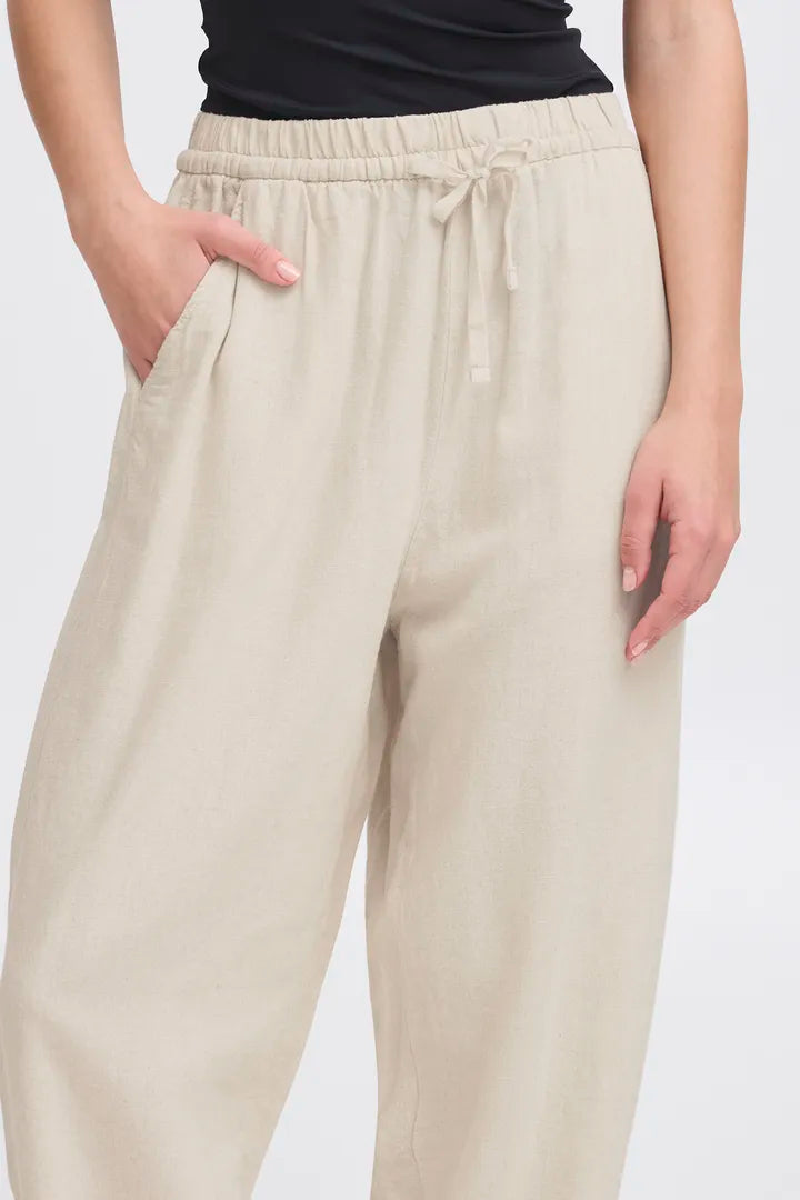 Ihlinno Pants Barrel Naturel