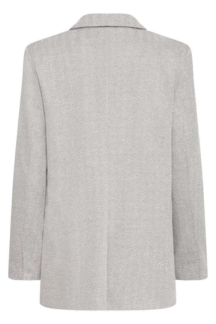 Ihkate Jacquard Oversize Blazer Shark
