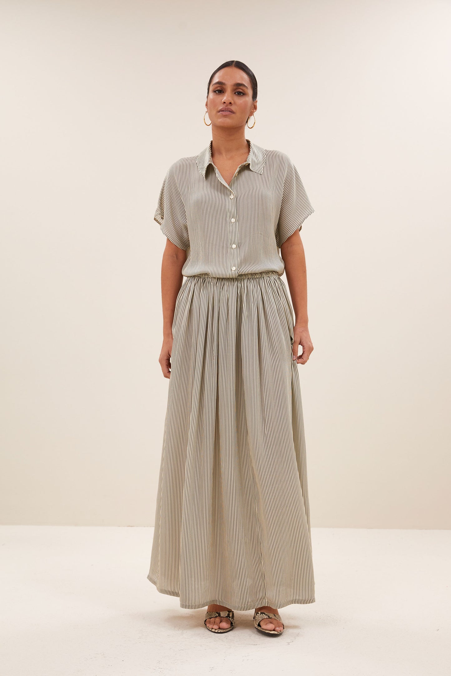 Reva Stripe Skirt