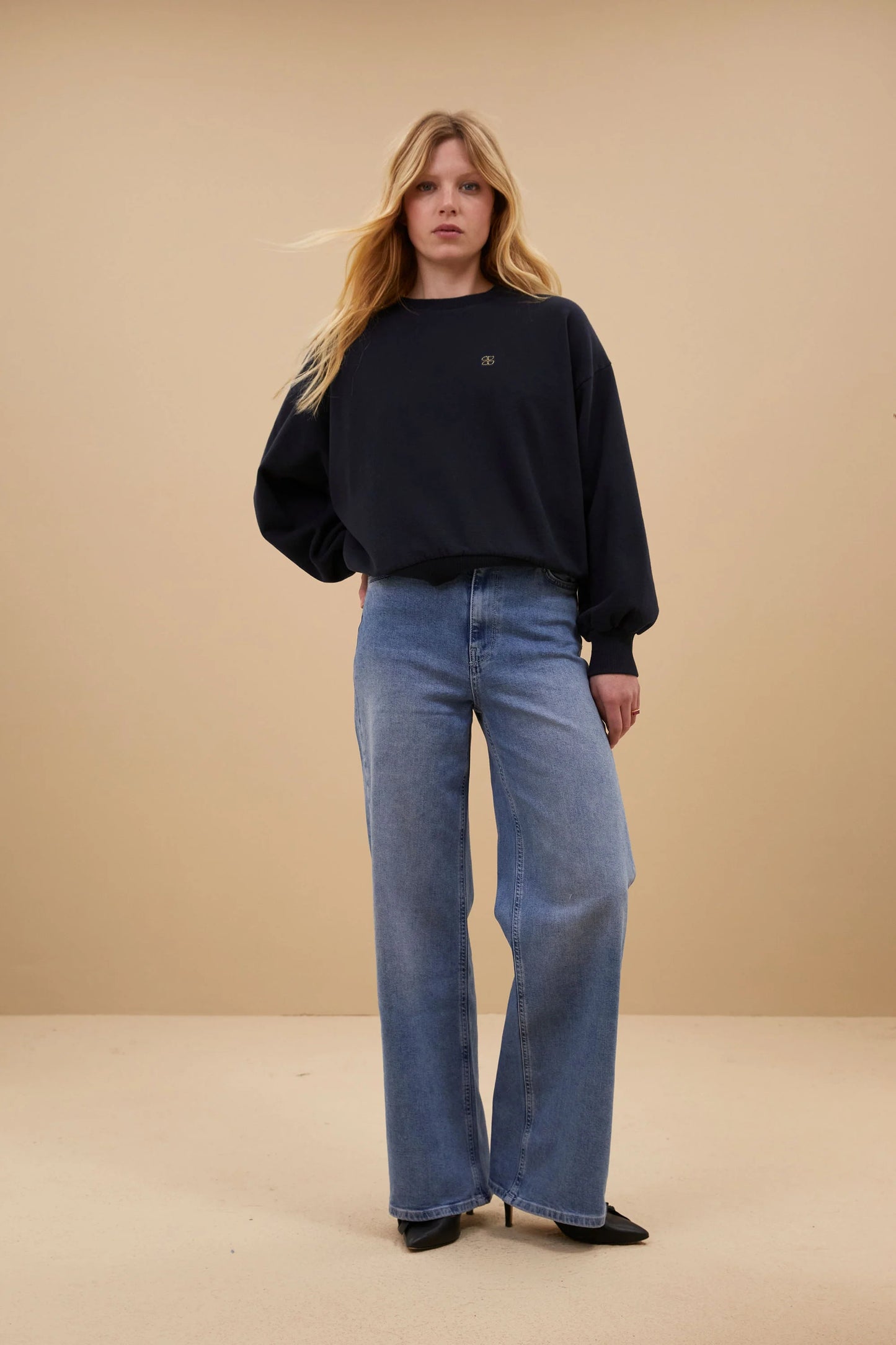 Bibi Lucky Curve Sweater