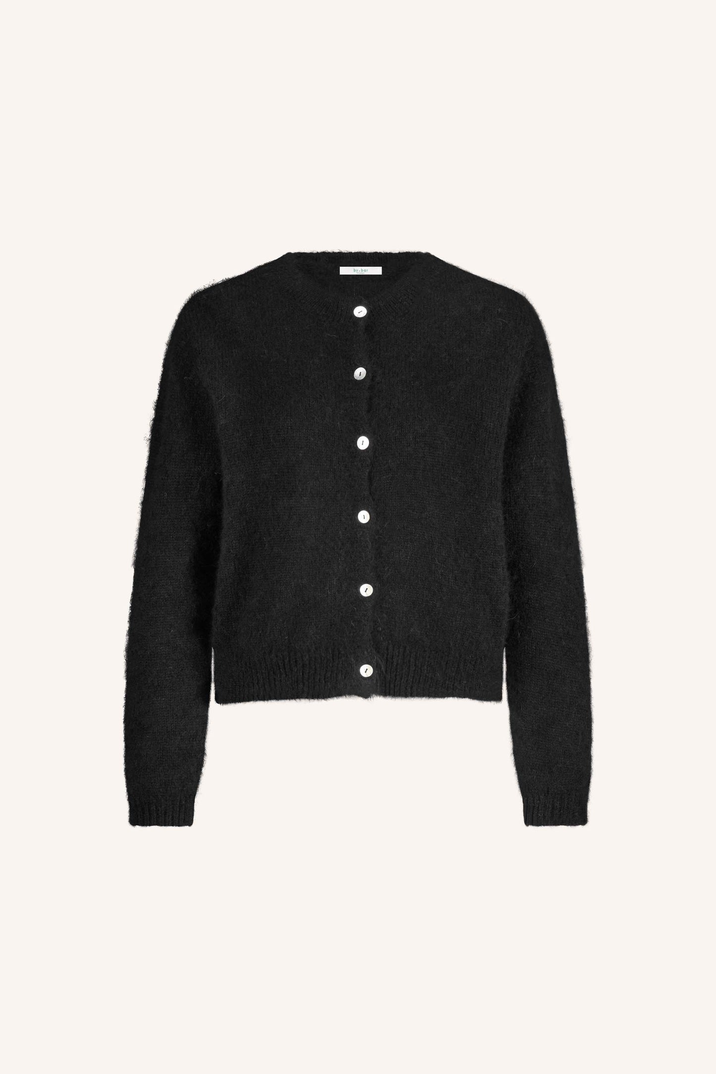 Cleo Natural Cardigan Black
