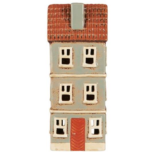 House Grey / Rust Door