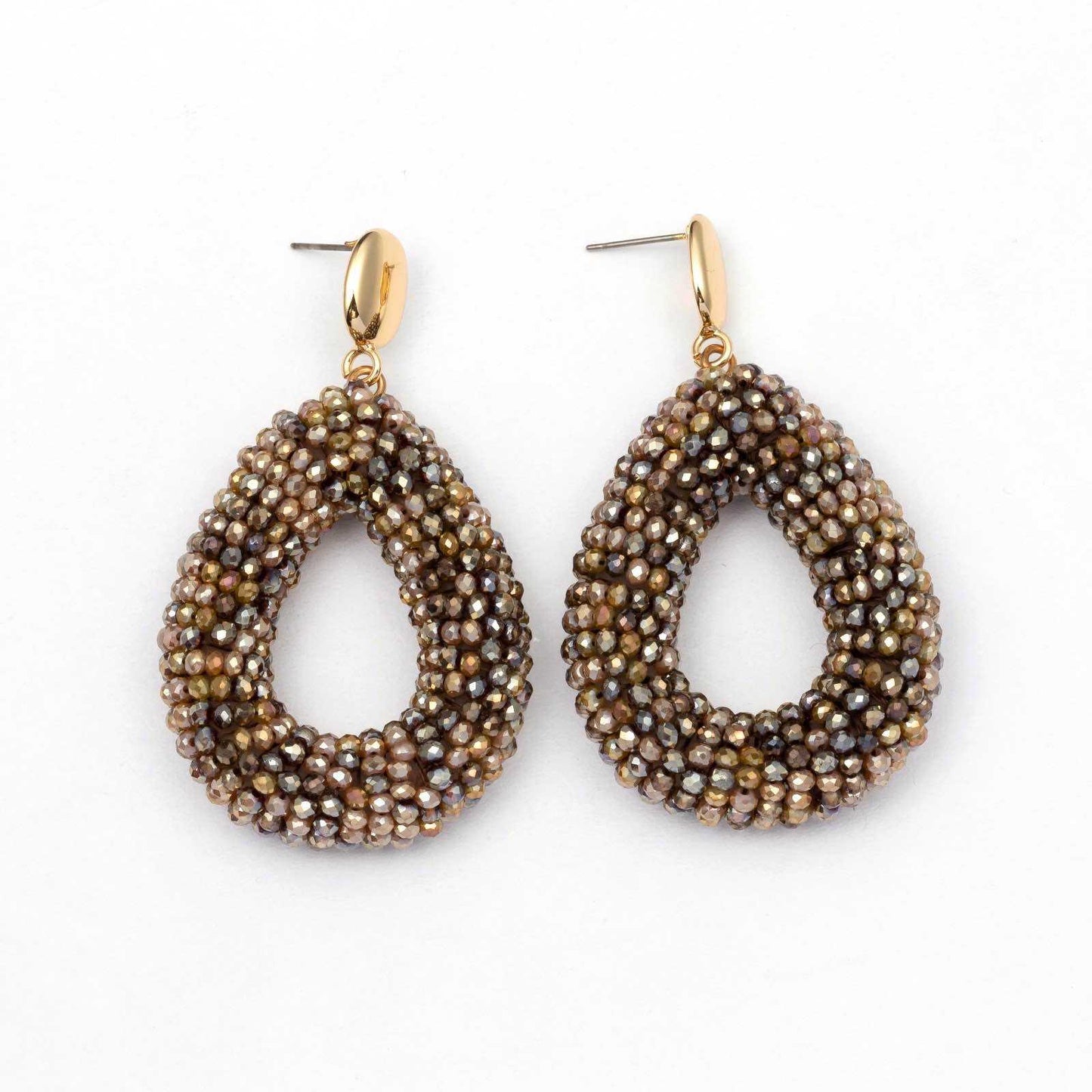 Wauw Earring Tear Brown