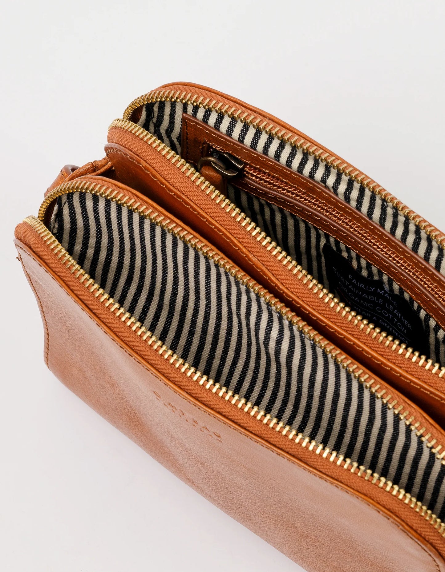 Emily Leather Strap Cognac Stromboli