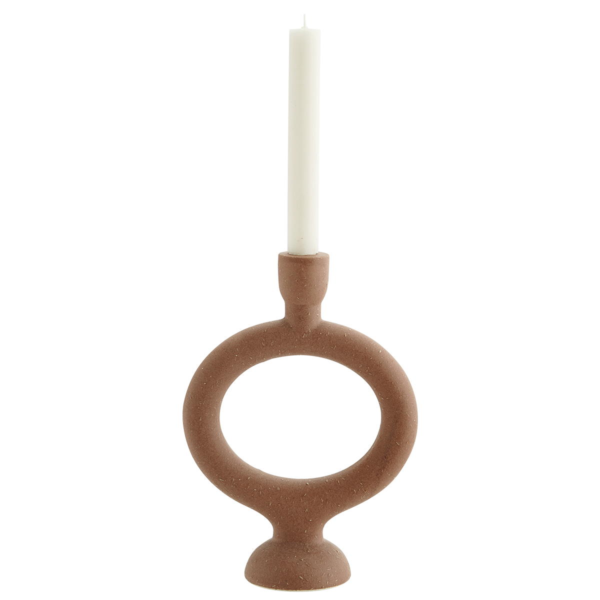 Stoneware Candleholder Brick