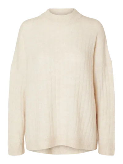 Slfmaline Ls Knit High Neck