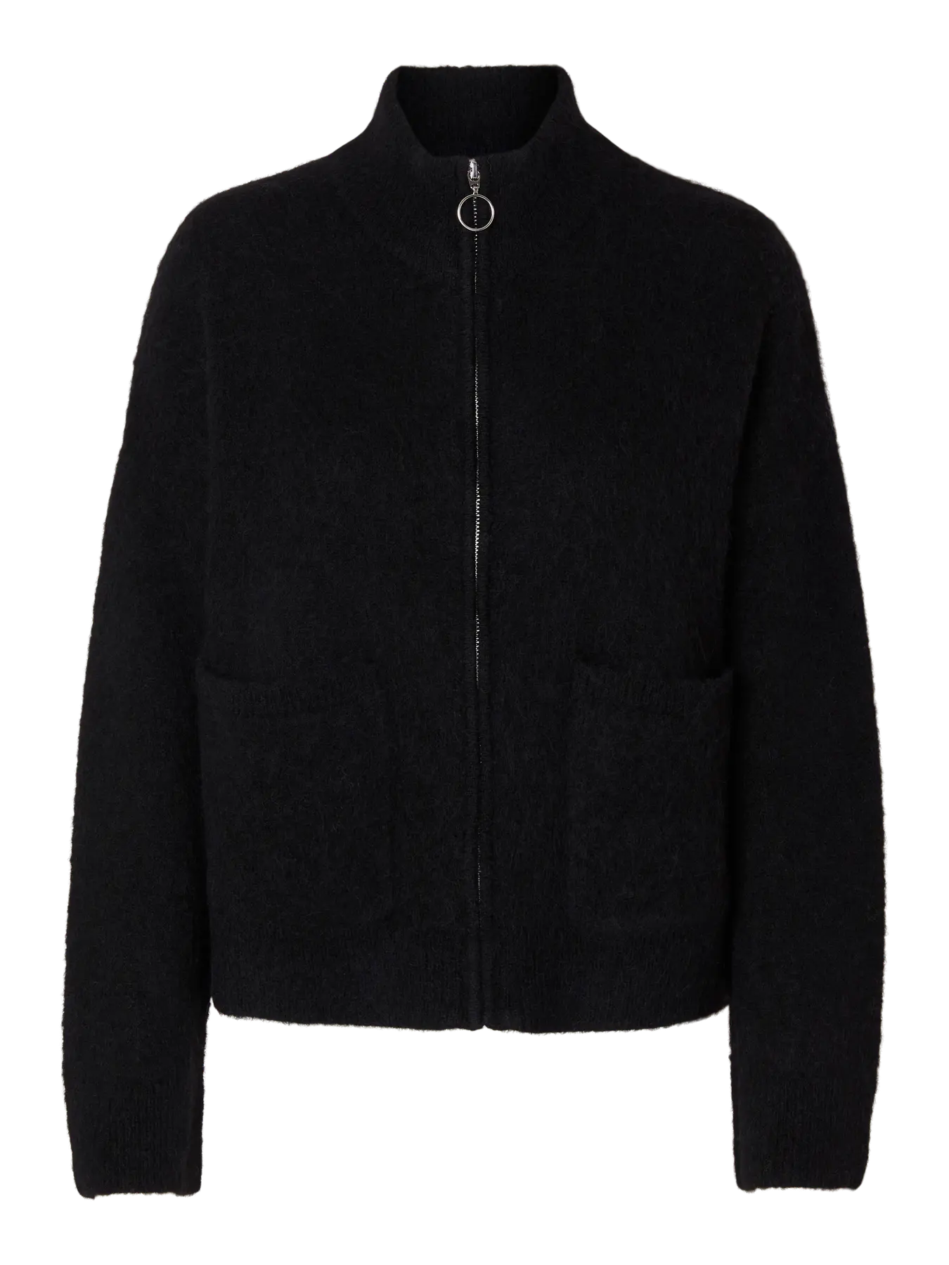 Slwsia Ras Knit Cardigan Black