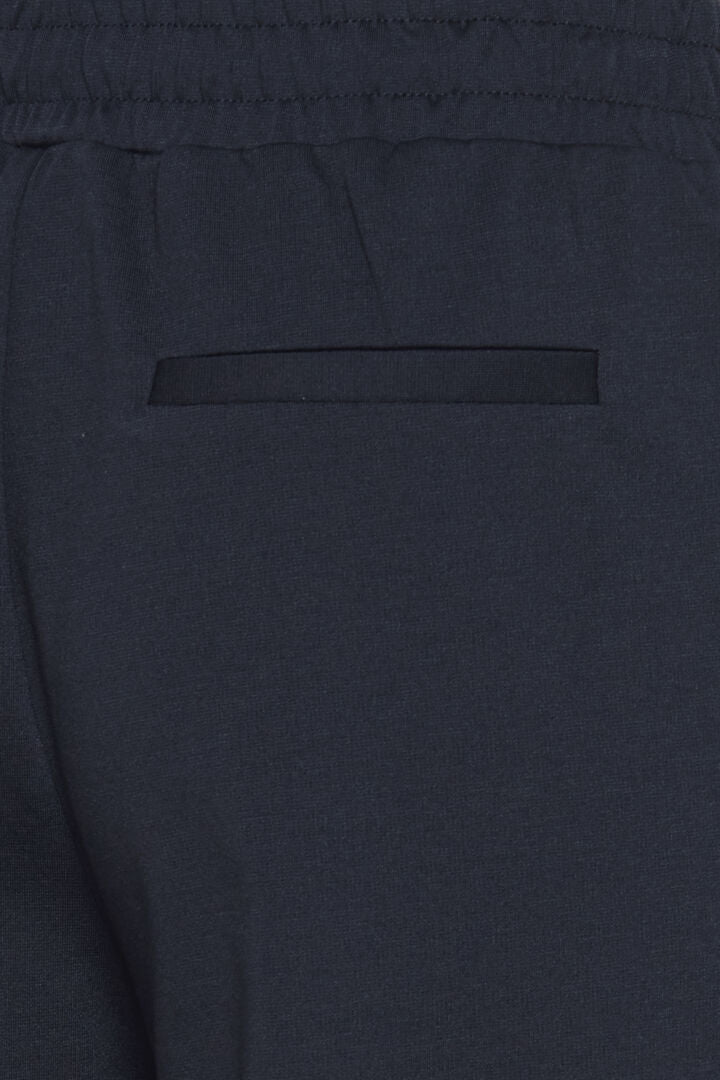 Ihkate Pants Cropped Wide Blue