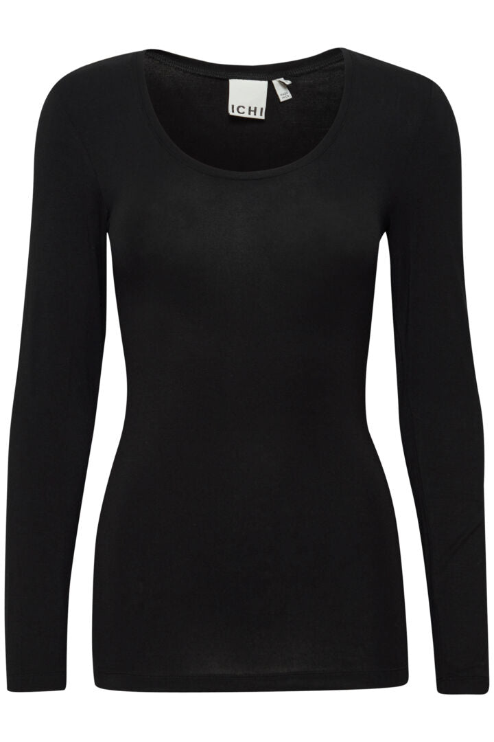 Ihzola Plain Longsleeve  Black