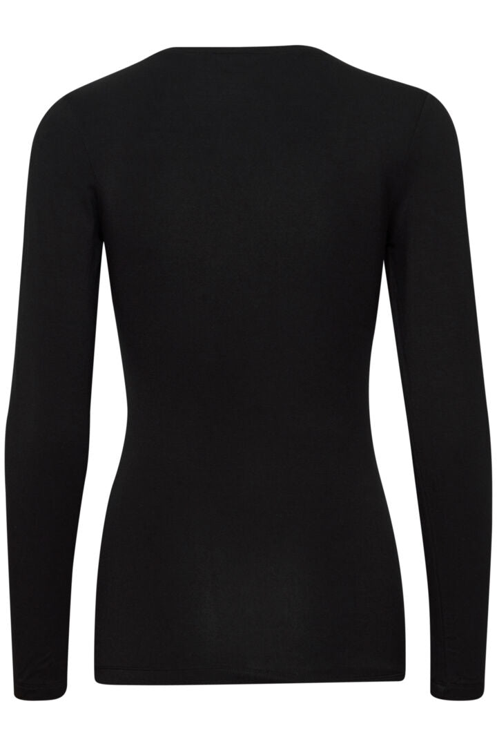 Ihzola Plain Longsleeve  Black