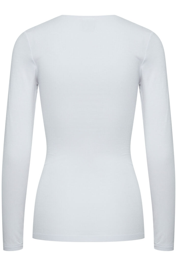 Ihzola Plain Longsleeve  White