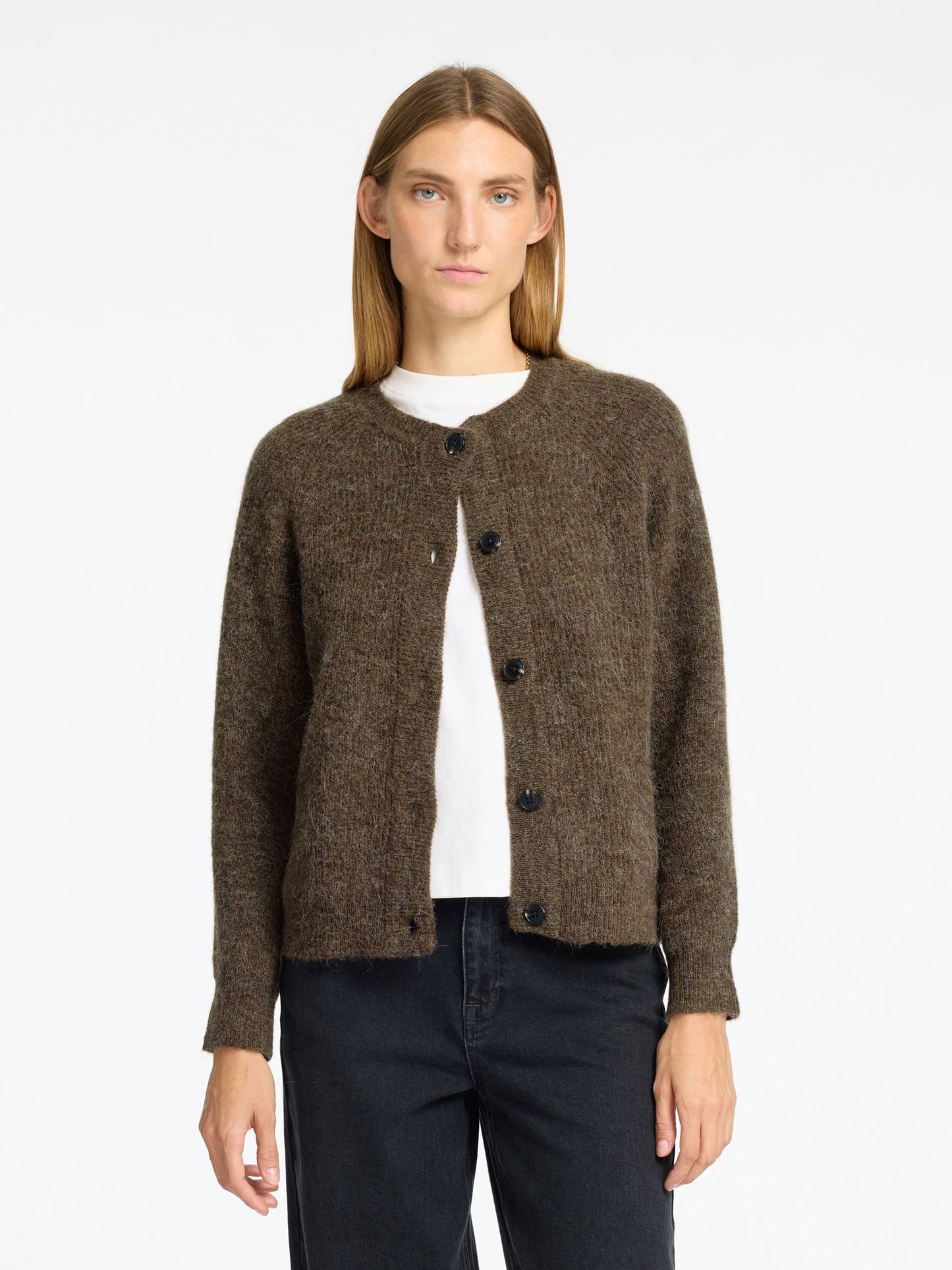 Slflulu  Knit Cardigan Dachshund