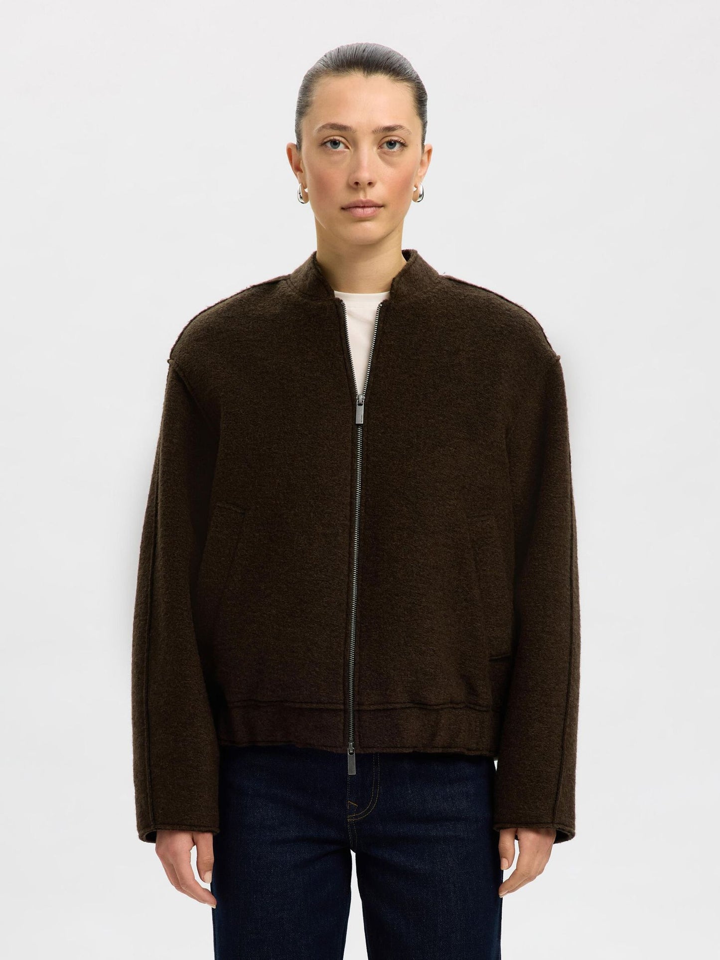 Slfreign Wool blend Bomber