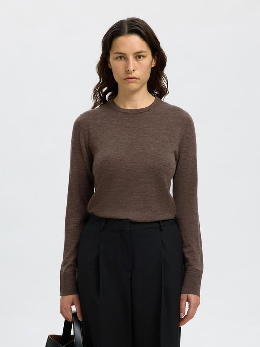 Slfthea LS Knit Merino Delicioso