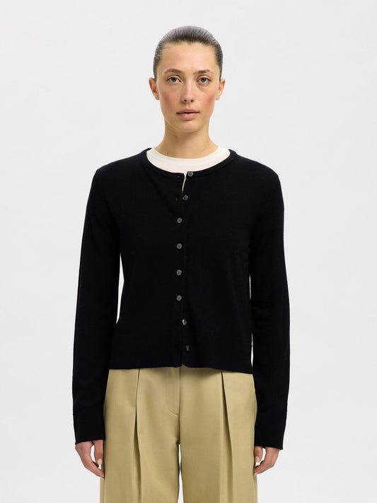 Slfthea Cardigan Merino Black