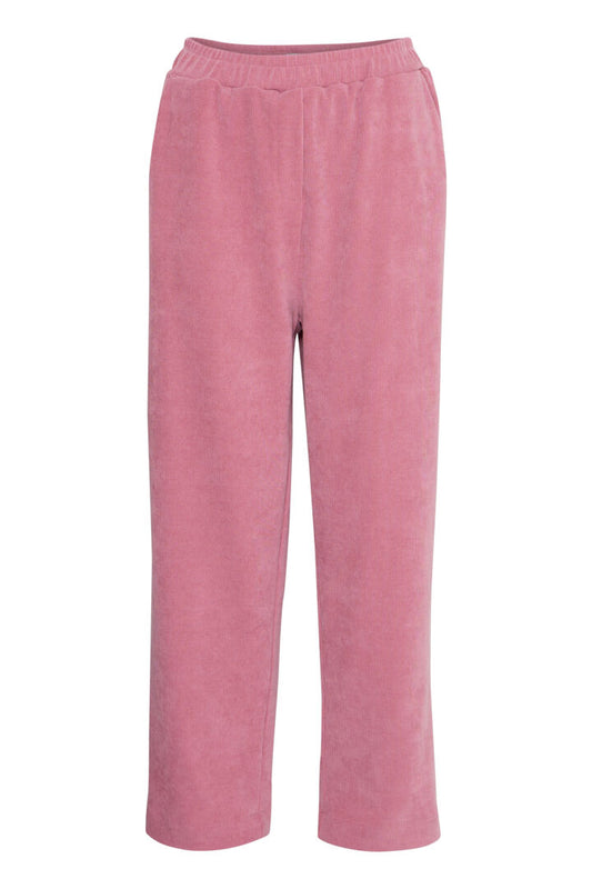 Ihkate Corduroy Pants Pink