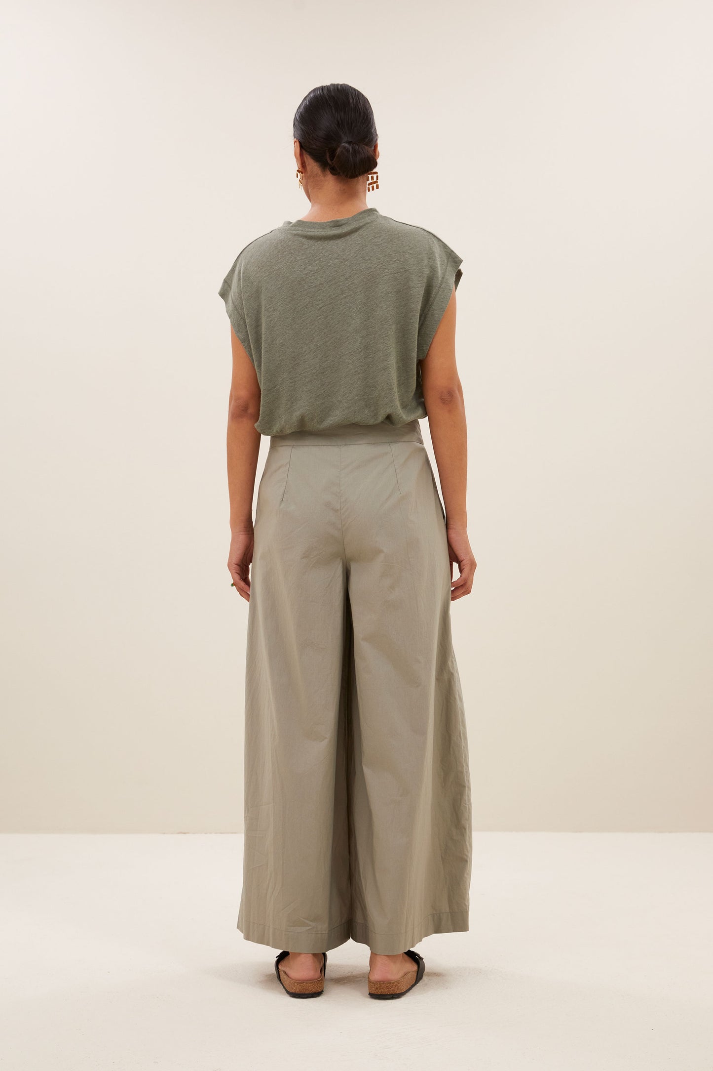 Sagi Poplin Pants Seagrass