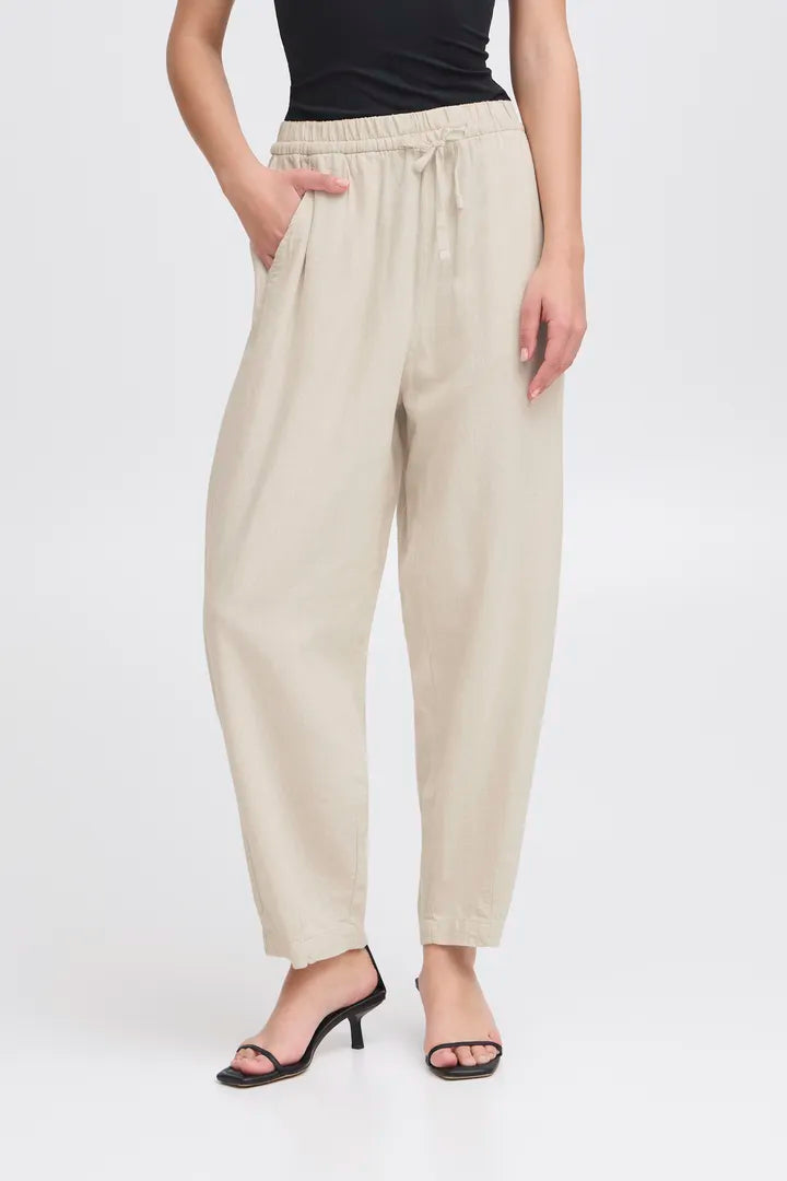 Ihlinno Pants Barrel Naturel