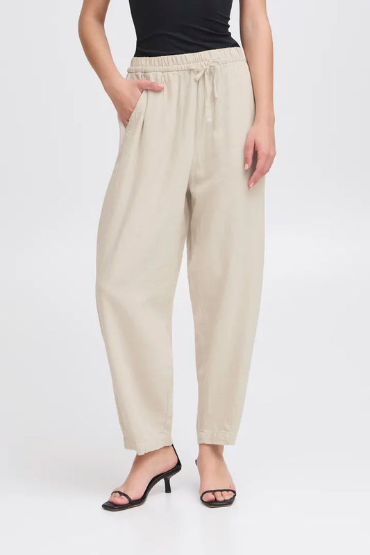 Ihlinno Pants Barrel Naturel