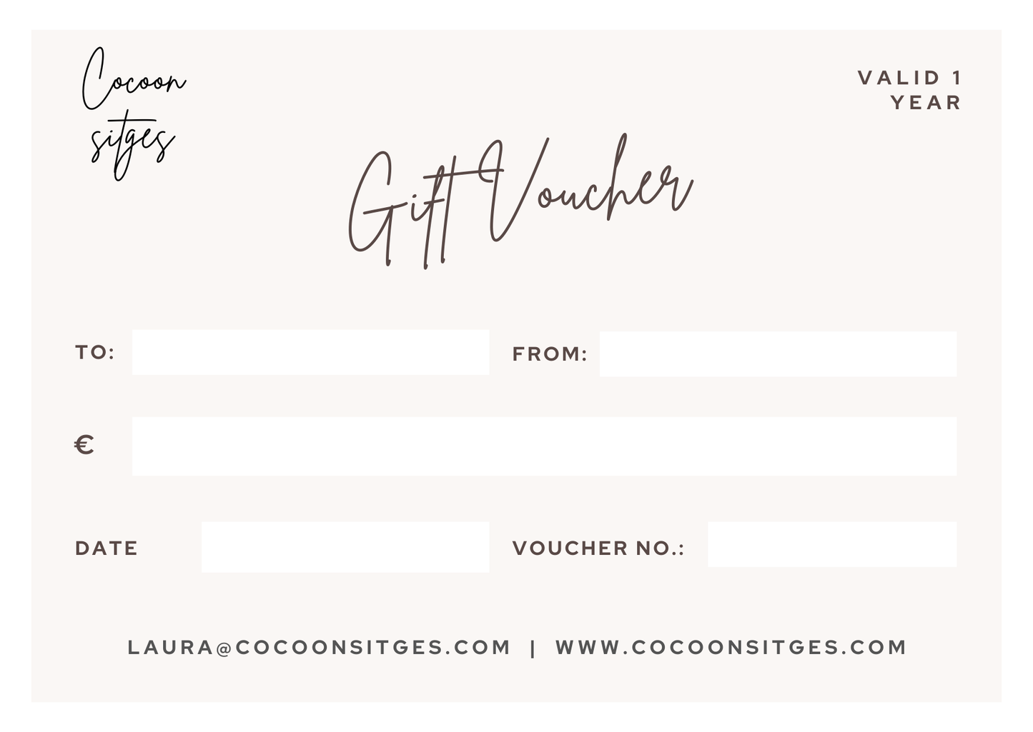 Cocoon Gift Card