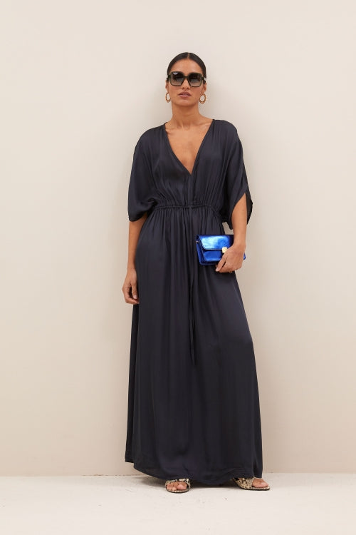 Long Satin Dress