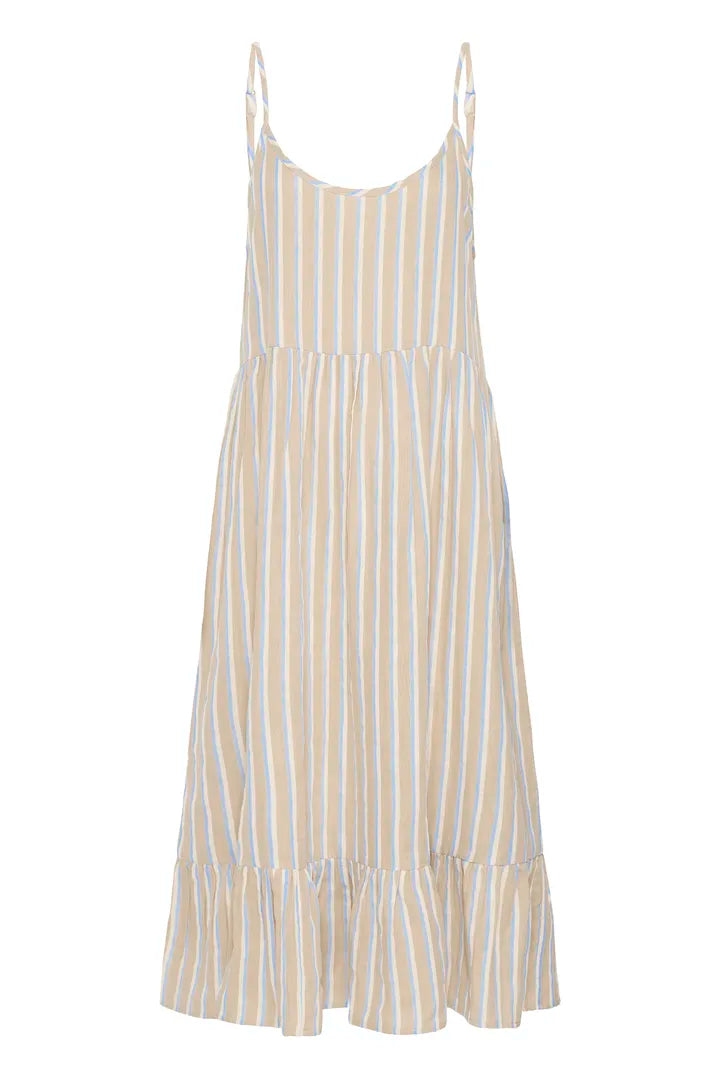 Iafoxa Midi Dress Stripe