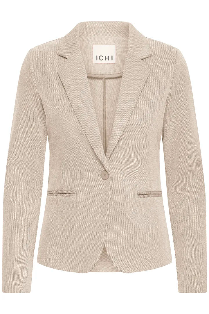 Ihkate Pique Blazer Sepia