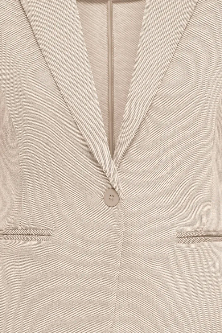 Ihkate Pique Blazer Sepia