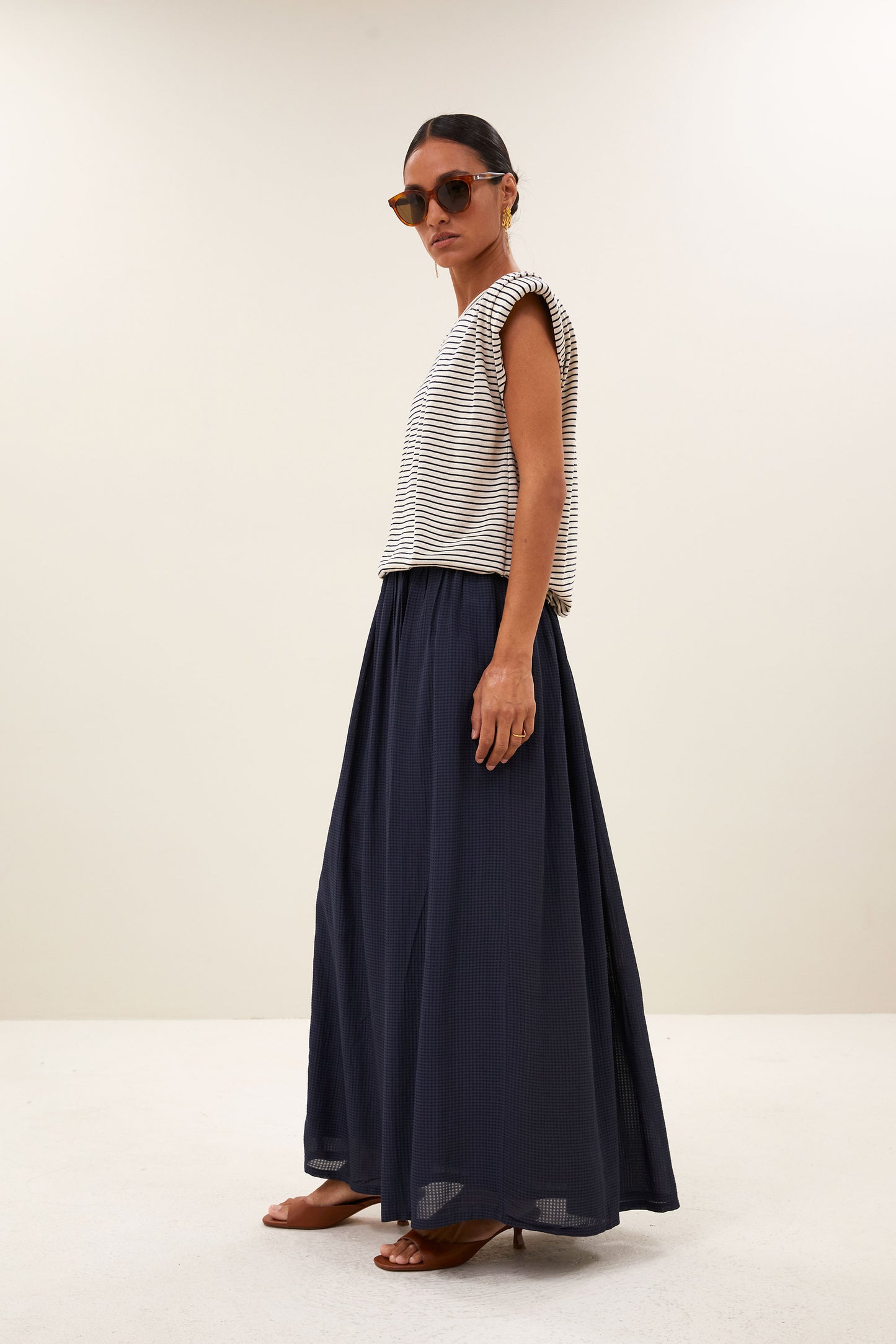 Reva Skirt Navy Blue