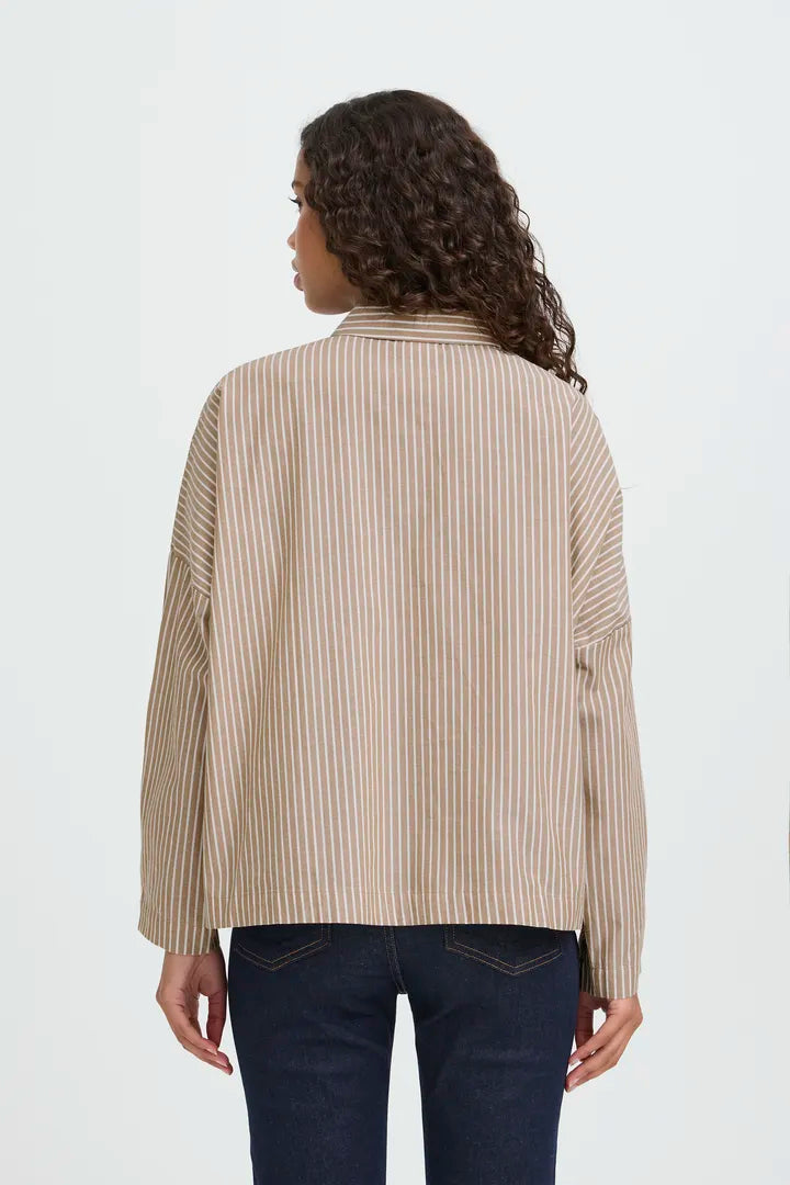 Ihgiley Blouse Birch/Sepi