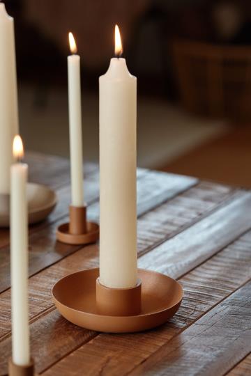 Candle holder 3.8 Cognac