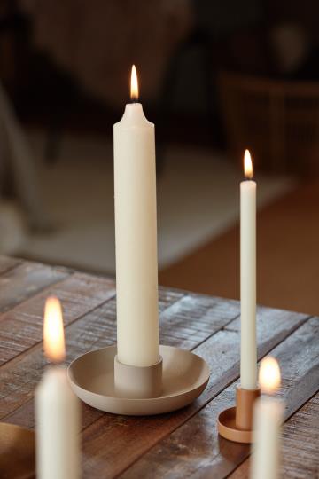 Candle holder 3.8 Ash Grey