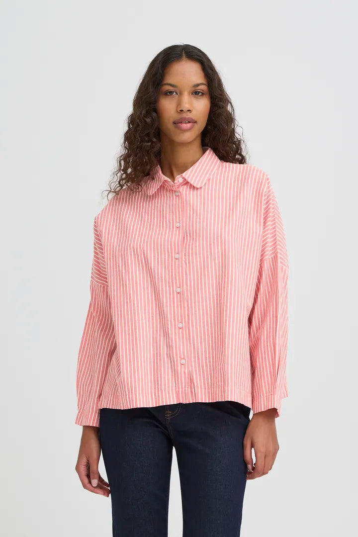 Ihgiley Blouse Birch/Pink
