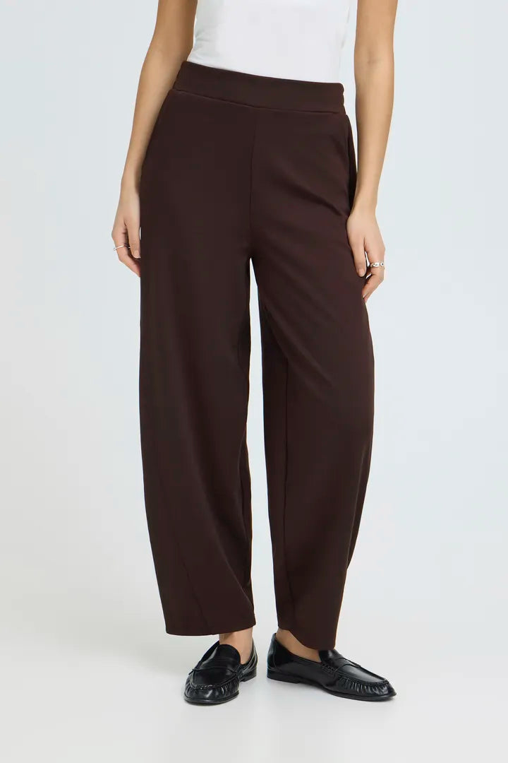 Ihkate Barrel Pants Chocolat