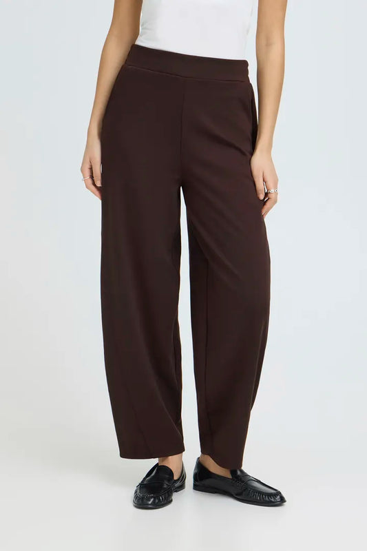 Ihkate Barrel Pants Chocolat