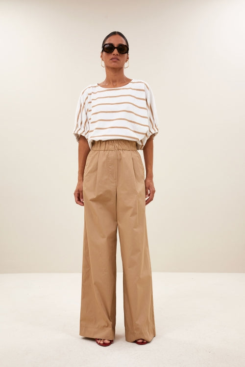 Merle Heavy Flame stripe Top