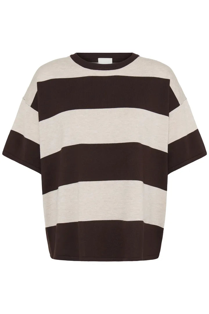 Ihluls Loose SS Stripe Choc