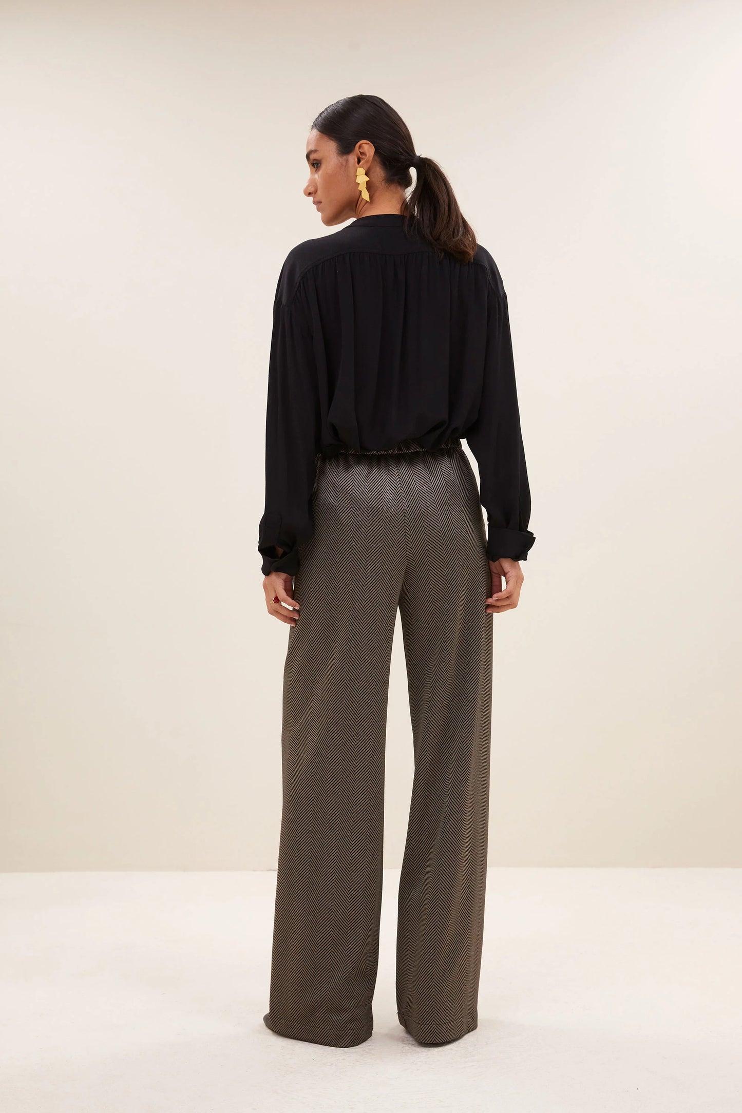 Lissa Herringbone Pants