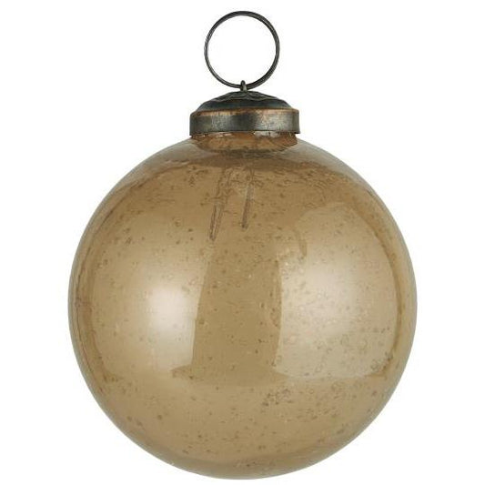 Christmas Orn Glass Honey