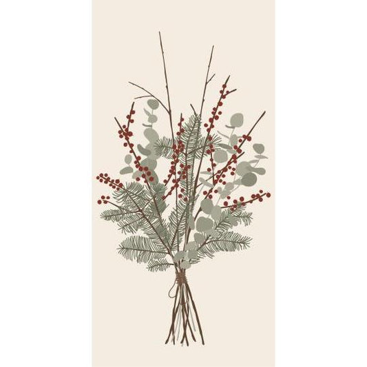 Napkin Christmas Bouquet
