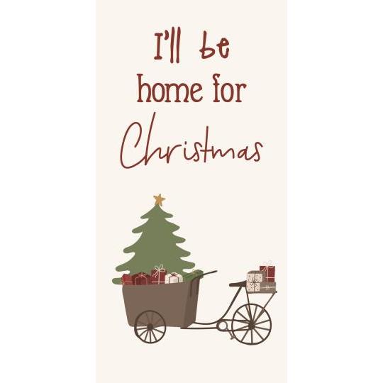 Napkin I´ll Be home for Christmas
