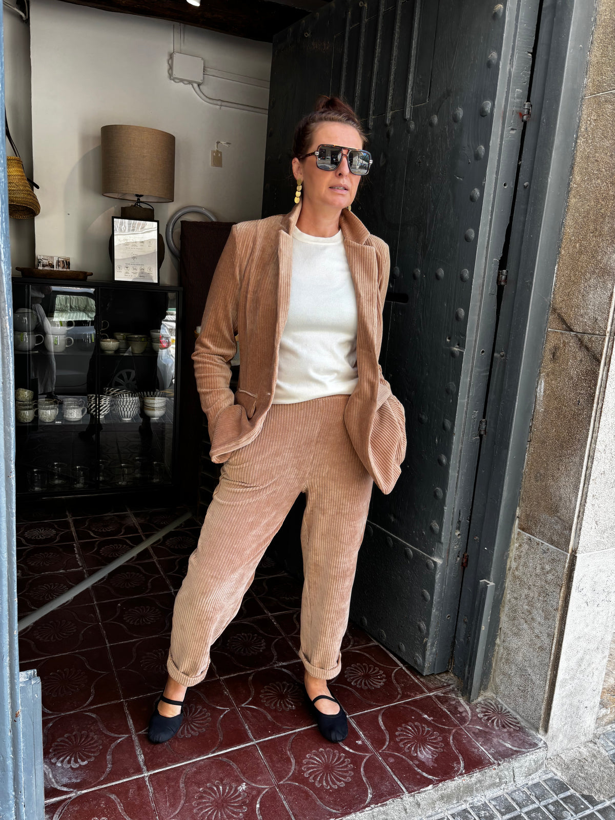 Ihtamary Cropped Pants Toasted